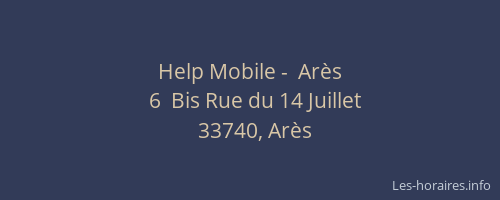 Help Mobile -  Arès