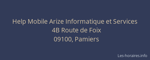 Help Mobile Arize Informatique et Services
