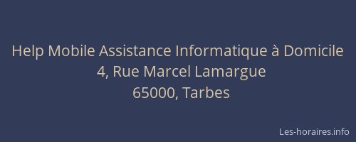 Help Mobile Assistance Informatique à Domicile
