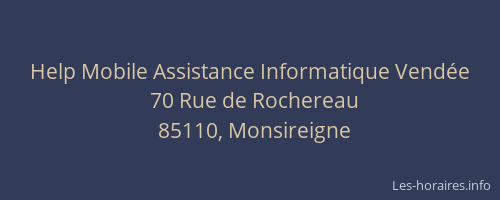 Help Mobile Assistance Informatique Vendée