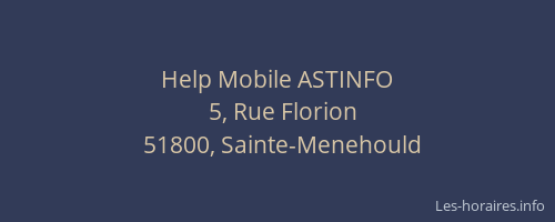 Help Mobile ASTINFO