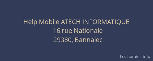 Help Mobile ATECH INFORMATIQUE
