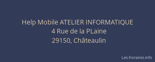 Help Mobile ATELIER INFORMATIQUE