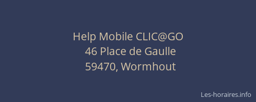 Help Mobile CLIC@GO