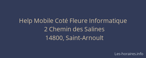 Help Mobile Coté Fleure Informatique