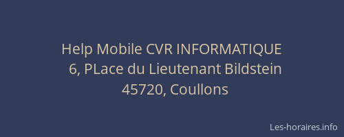 Help Mobile CVR INFORMATIQUE