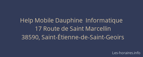 Help Mobile Dauphine  Informatique