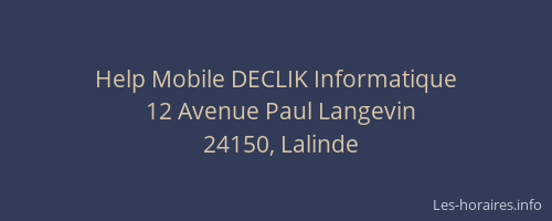 Help Mobile DECLIK Informatique