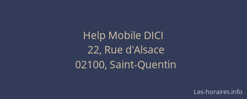 Help Mobile DICI