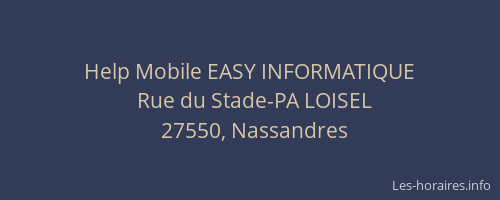 Help Mobile EASY INFORMATIQUE