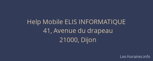 Help Mobile ELIS INFORMATIQUE
