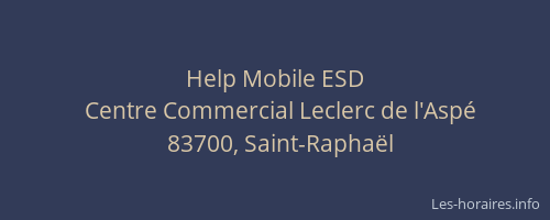 Help Mobile ESD