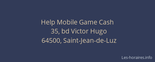 Help Mobile Game Cash