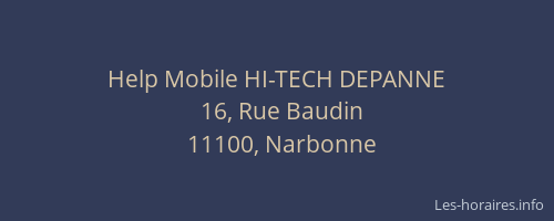 Help Mobile HI-TECH DEPANNE