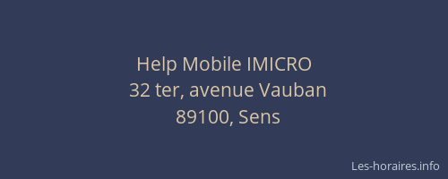 Help Mobile IMICRO