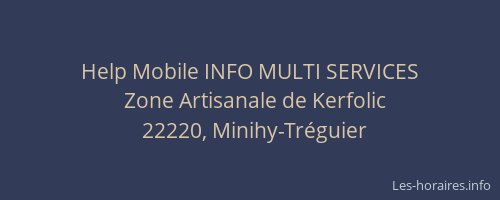 Help Mobile INFO MULTI SERVICES