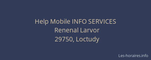 Help Mobile INFO SERVICES