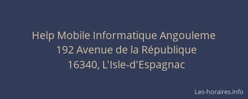 Help Mobile Informatique Angouleme
