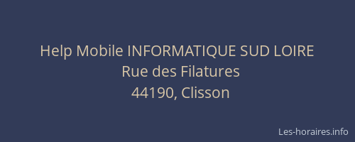 Help Mobile INFORMATIQUE SUD LOIRE