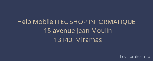 Help Mobile ITEC SHOP INFORMATIQUE