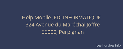 Help Mobile JEDI INFORMATIQUE