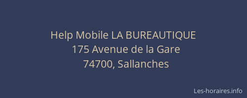 Help Mobile LA BUREAUTIQUE