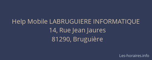Help Mobile LABRUGUIERE INFORMATIQUE