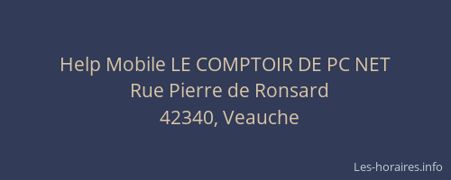 Help Mobile LE COMPTOIR DE PC NET