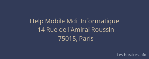 Help Mobile Mdi  Informatique