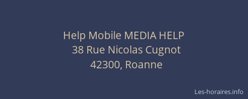 Help Mobile MEDIA HELP