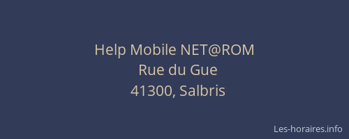 Help Mobile NET@ROM