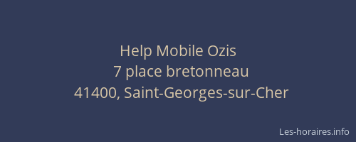 Help Mobile Ozis