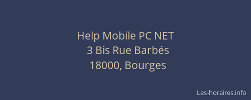 Help Mobile PC NET