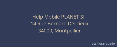 Help Mobile PLANET SI