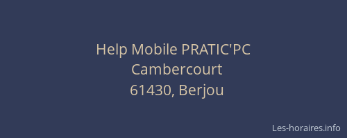 Help Mobile PRATIC'PC
