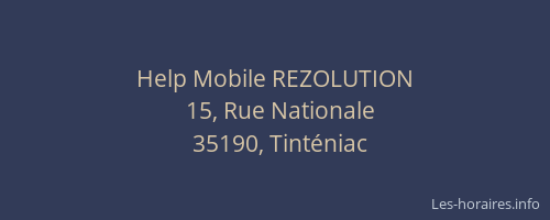 Help Mobile REZOLUTION