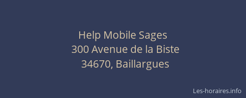 Help Mobile Sages