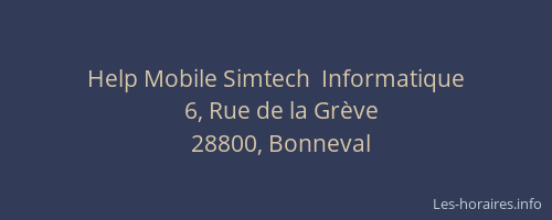 Help Mobile Simtech  Informatique
