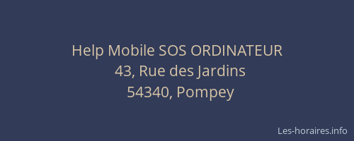 Help Mobile SOS ORDINATEUR