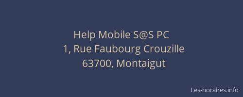 Help Mobile S@S PC