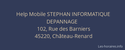 Help Mobile STEPHAN INFORMATIQUE DEPANNAGE