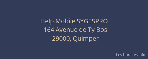 Help Mobile SYGESPRO