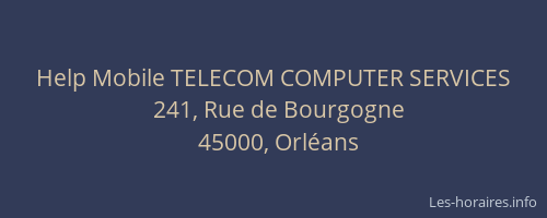 Help Mobile TELECOM COMPUTER SERVICES