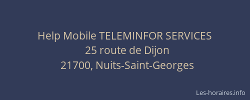 Help Mobile TELEMINFOR SERVICES