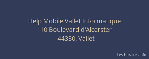 Help Mobile Vallet Informatique