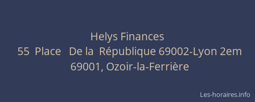 Helys Finances