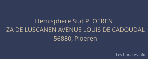 Hemisphere Sud PLOEREN