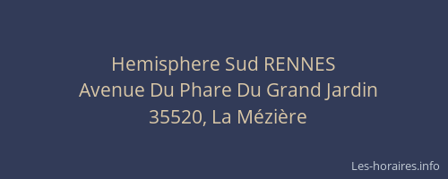 Hemisphere Sud RENNES