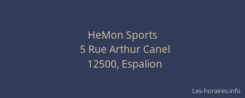 HeMon Sports