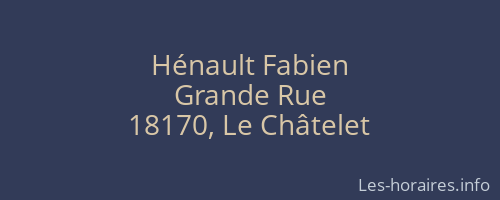 Hénault Fabien